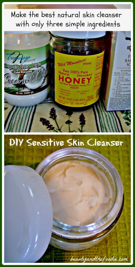 DIY Natural Sensitive Skin Cleanser / beautyandthefoodie.com
