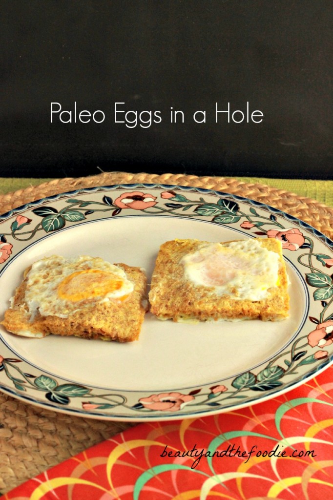 Paleo eggs in a Hole / beautyandthefoodie.com